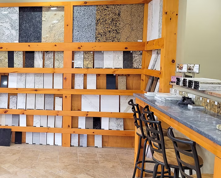 River Valley Granite and Stone showroom