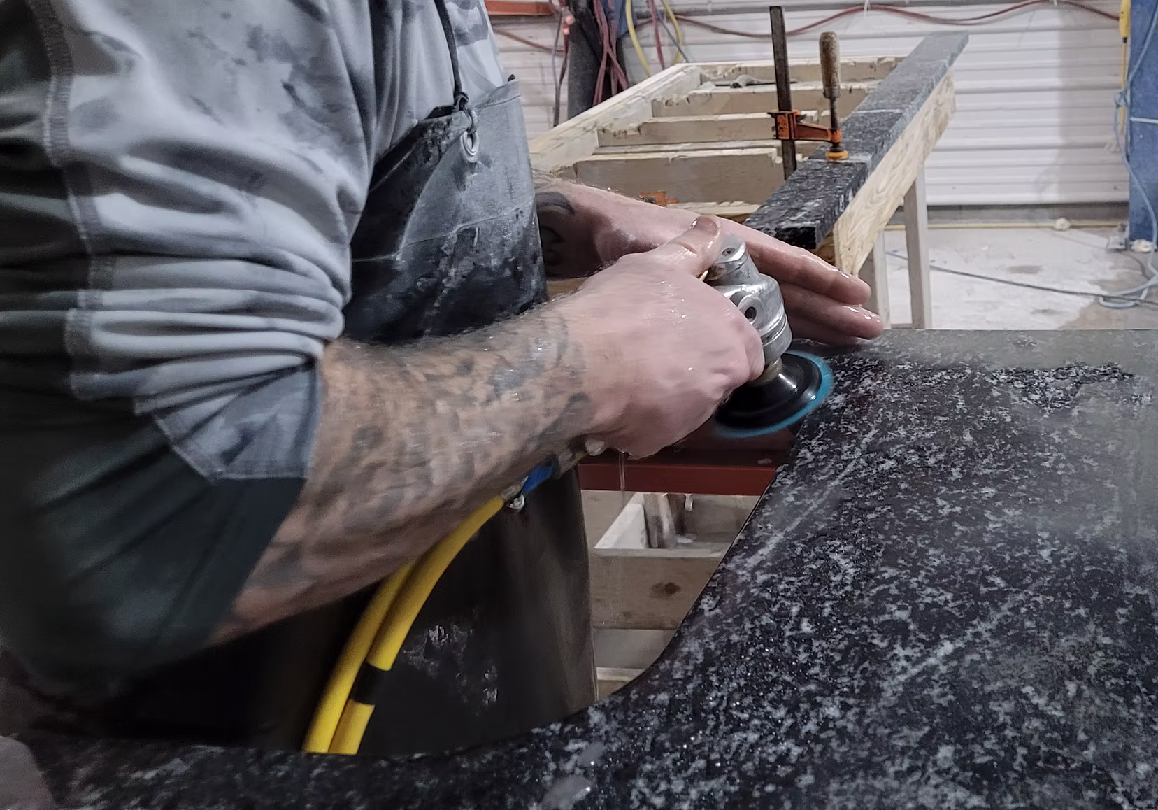 River Valley Granite fabrication shop